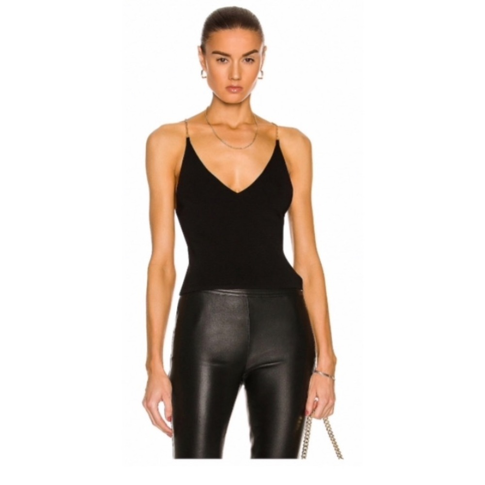 Nanushka Inna Top in Black.